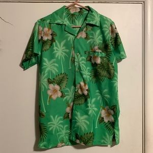 Green Hawaiian shirt